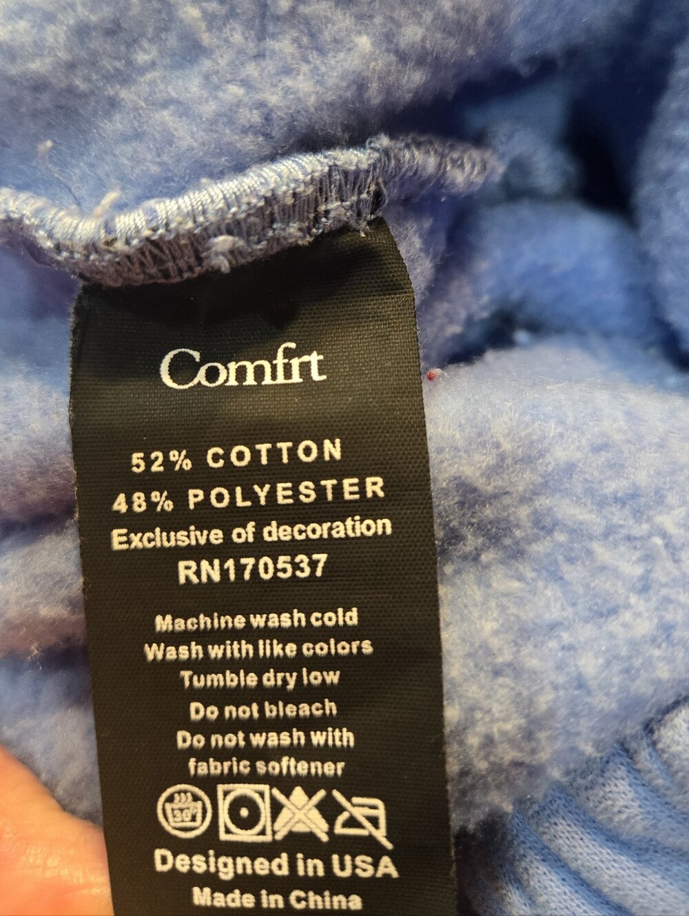 Comfrt Signature Sweatpants Limeted Edition Astro Blue Unisex Size Medium - Picture 11 of 11